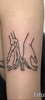 фото тату скелет от 28.08.2017 №125 — tattoo skeleton — tatufoto.com