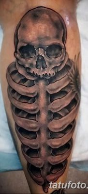 фото тату скелет от 28.08.2017 №126 — tattoo skeleton — tatufoto.com
