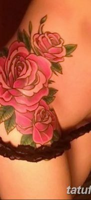 фото тату три розы от 21.08.2017 №010 — Three rose tattoos — tatufoto.com