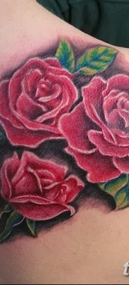 фото тату три розы от 21.08.2017 №012 — Three rose tattoos — tatufoto.com