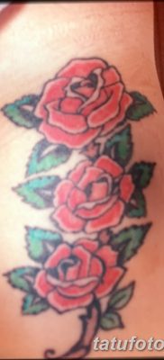 фото тату три розы от 21.08.2017 №022 — Three rose tattoos — tatufoto.com
