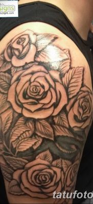 фото тату три розы от 21.08.2017 №026 — Three rose tattoos — tatufoto.com