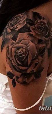 фото тату три розы от 21.08.2017 №027 — Three rose tattoos — tatufoto.com