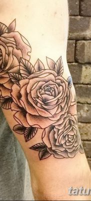фото тату три розы от 21.08.2017 №029 — Three rose tattoos — tatufoto.com
