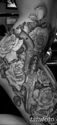 фото тату три розы от 21.08.2017 №034 — Three rose tattoos — tatufoto.com