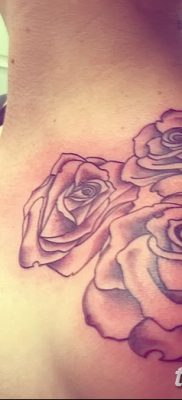 фото тату три розы от 21.08.2017 №040 — Three rose tattoos — tatufoto.com