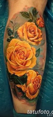 фото тату три розы от 21.08.2017 №044 — Three rose tattoos — tatufoto.com