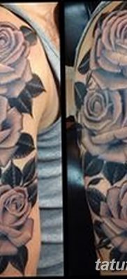 фото тату три розы от 21.08.2017 №049 — Three rose tattoos — tatufoto.com