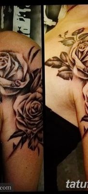 фото тату три розы от 21.08.2017 №054 — Three rose tattoos — tatufoto.com