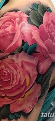 фото тату три розы от 21.08.2017 №060 — Three rose tattoos — tatufoto.com
