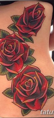 фото тату три розы от 21.08.2017 №061 — Three rose tattoos — tatufoto.com