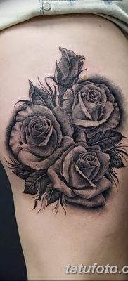 фото тату три розы от 21.08.2017 №064 — Three rose tattoos — tatufoto.com