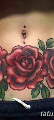 фото тату три розы от 21.08.2017 №065 — Three rose tattoos — tatufoto.com