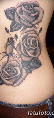 фото тату три розы от 21.08.2017 №075 — Three rose tattoos — tatufoto.com