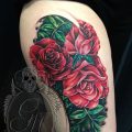 фото тату три розы от 21.08.2017 №080 - Three rose tattoos - tatufoto.com
