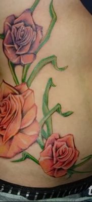 фото тату три розы от 21.08.2017 №093 — Three rose tattoos — tatufoto.com