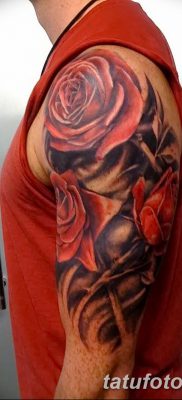 фото тату три розы от 21.08.2017 №104 — Three rose tattoos — tatufoto.com