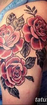 фото тату три розы от 21.08.2017 №105 — Three rose tattoos — tatufoto.com