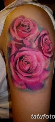 фото тату три розы от 21.08.2017 №108 — Three rose tattoos — tatufoto.com