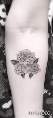 фото тату три розы от 21.08.2017 №113 — Three rose tattoos — tatufoto.com