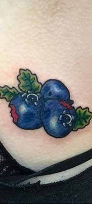 фото тату черника от 21.08.2017 №001 — Blueberry tattoo — tatufoto.com