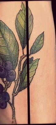 фото тату черника от 21.08.2017 №011 — Blueberry tattoo — tatufoto.com