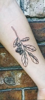 фото тату черника от 21.08.2017 №015 — Blueberry tattoo — tatufoto.com
