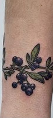фото тату черника от 21.08.2017 №020 — Blueberry tattoo — tatufoto.com