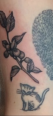 фото тату черника от 21.08.2017 №024 — Blueberry tattoo — tatufoto.com