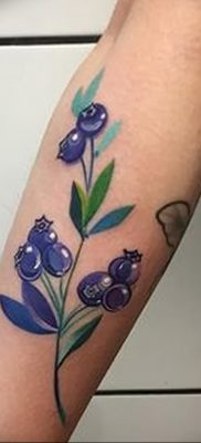 фото тату черника от 21.08.2017 №049 — Blueberry tattoo — tatufoto.com