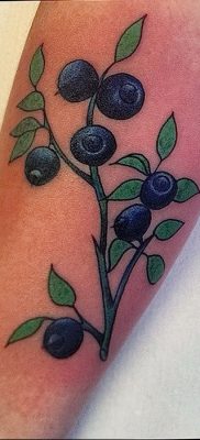 фото тату черника от 21.08.2017 №053 — Blueberry tattoo — tatufoto.com