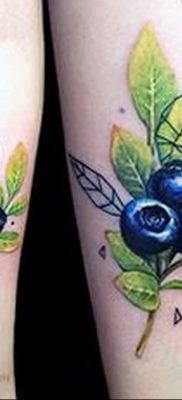 фото тату черника от 21.08.2017 №066 — Blueberry tattoo — tatufoto.com
