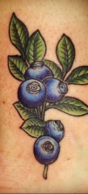 фото тату черника от 21.08.2017 №072 — Blueberry tattoo — tatufoto.com