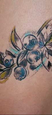 фото тату черника от 21.08.2017 №077 — Blueberry tattoo — tatufoto.com