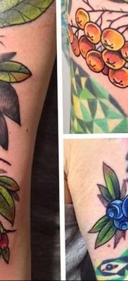 фото тату черника от 21.08.2017 №117 — Blueberry tattoo — tatufoto.com