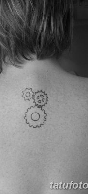 фото тату шестеренки от 21.08.2017 №089 — Gear tattoos — tatufoto.com