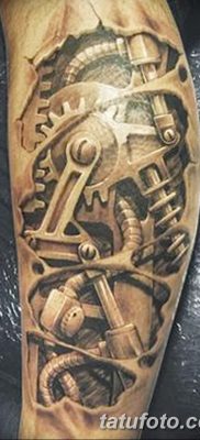фото тату шестеренки от 21.08.2017 №093 — Gear tattoos — tatufoto.com