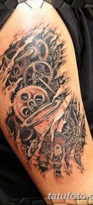 фото тату шестеренки от 21.08.2017 №103 — Gear tattoos — tatufoto.com
