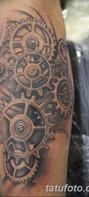 фото тату шестеренки от 21.08.2017 №129 — Gear tattoos — tatufoto.com