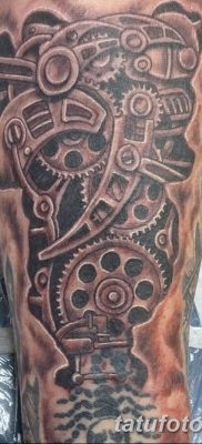 фото тату шестеренки от 21.08.2017 №132 — Gear tattoos — tatufoto.com