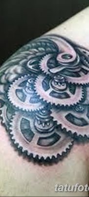 фото тату шестеренки от 21.08.2017 №152 — Gear tattoos — tatufoto.com