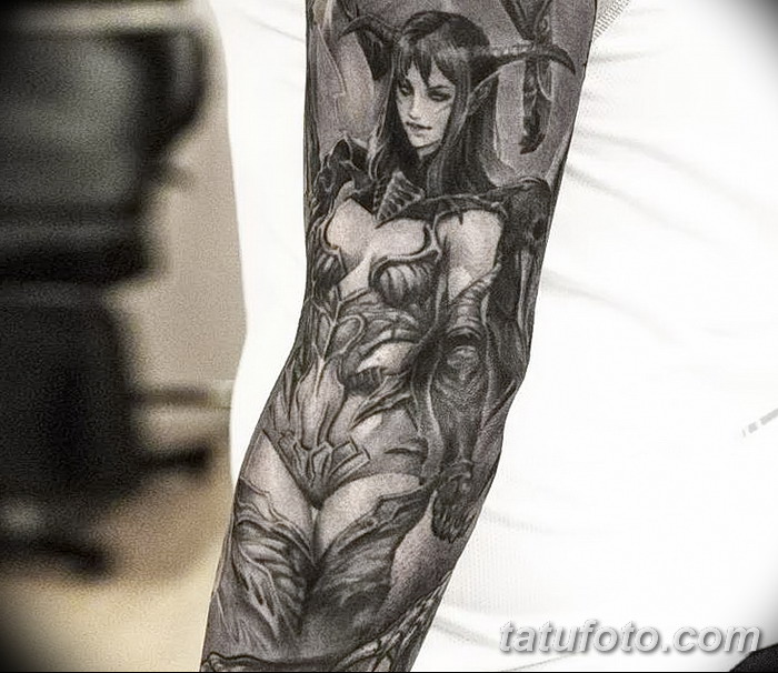 фото тату эльф от 28.08.2017 №023 - tattoo elf - tatufoto.com