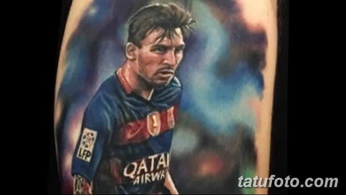фото Тату Лионеля Месси от 25.09.2017 №005 - Tattoo of Lionel Messi - tatufoto.com