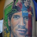 фото Тату Лионеля Месси от 25.09.2017 №011 - Tattoo of Lionel Messi - tatufoto.com