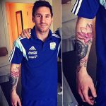 фото Тату Лионеля Месси от 25.09.2017 №013 - Tattoo of Lionel Messi - tatufoto.com