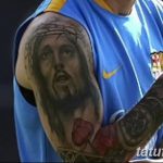 фото Тату Лионеля Месси от 25.09.2017 №030 - Tattoo of Lionel Messi - tatufoto.com