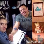 Фотография процесса нанесения татуировки птицы на руку, демонстрирующая эскиз и готовый рисунок. Подходит для поиска идей для тату.