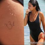 фото Тату Селены Гомес от 25.09.2017 №002 - Tattoo of Selena Gomez - tatufoto.com