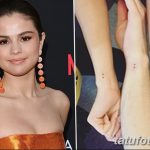 фото Тату Селены Гомес от 25.09.2017 №015 - Tattoo of Selena Gomez - tatufoto.com