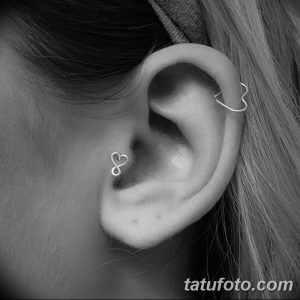 фото Трагус-пирсинг от 19.09.2017 №091 - Tragus Piercing - tatufoto.com
